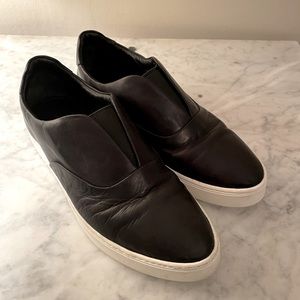 VINCE - Laceless Slip On Oxford Leather Sneakers 6
